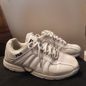 Men's Fila white sneakers